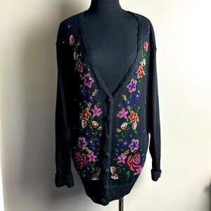 Victoria jones beaded cardigan